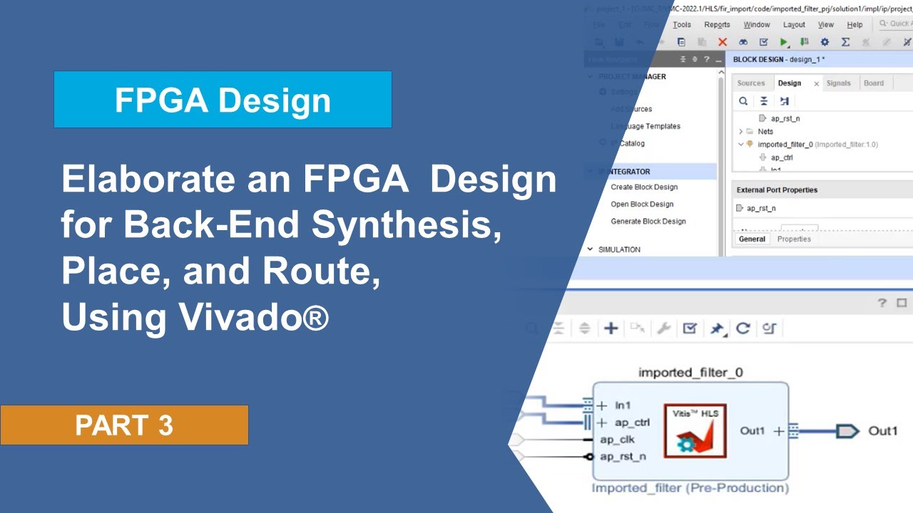 Elaborate the Design Using Vivado | Getting Started with the Avnet ZUBoard, Part 3