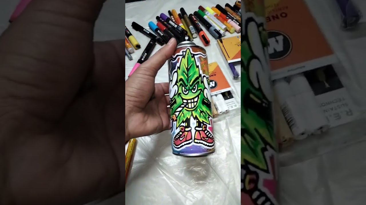 #short #art #streetart #joint #weed #420 #spraycan #spraypaint #acrylicpainting #graffiti #artwork