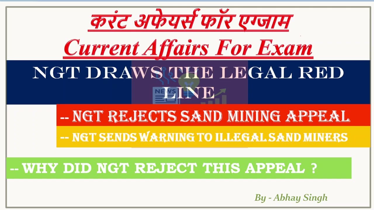 Dhasan River Case: NGT Draws the Legal Red Line