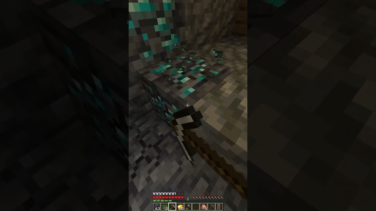 Found Diamonds!! in minecraft 