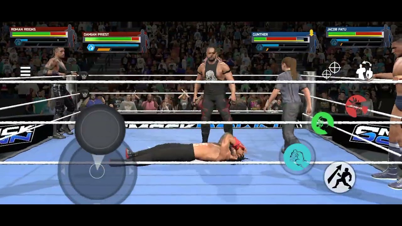 Damin Priest Vs Roman Reigns Gunther Vs Jacob fatu Tag Team Match WWE Wrishlmenina 
