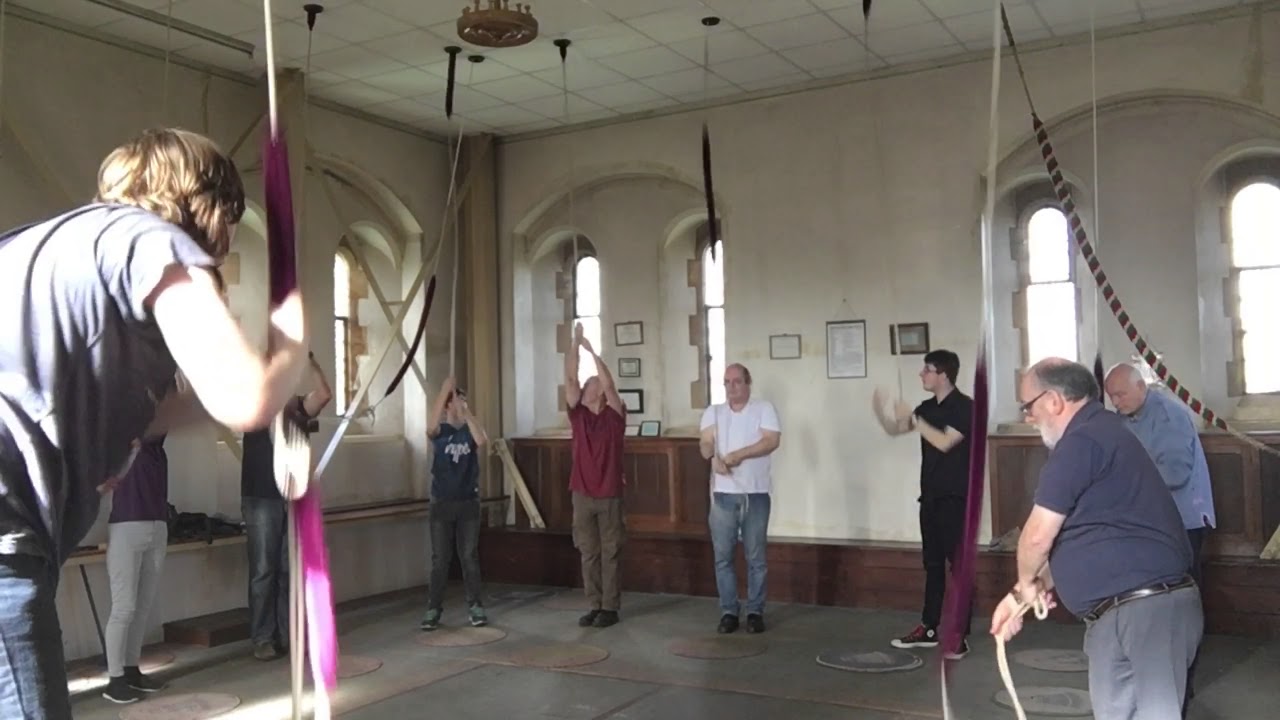 Bell Ringing at Buckfast Abbey, Devon