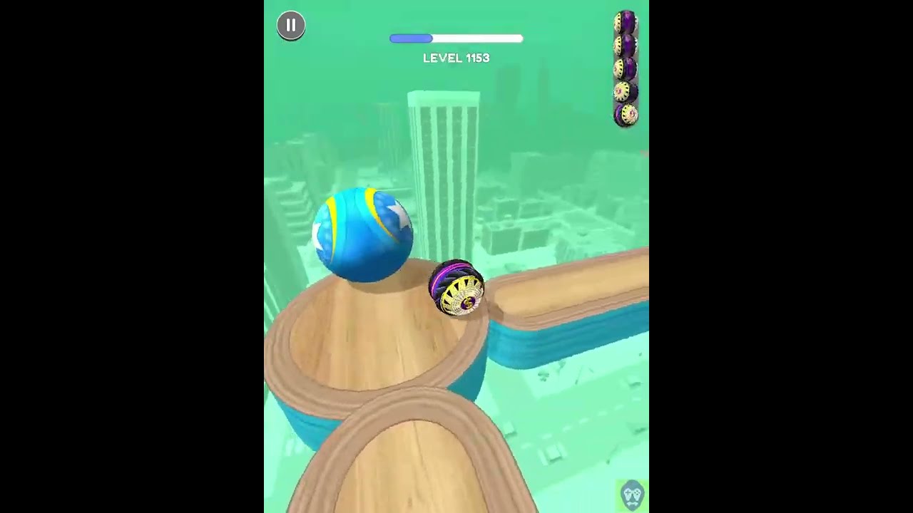 Going Balls Pro Gameplay from 1153 to 1154 LVL