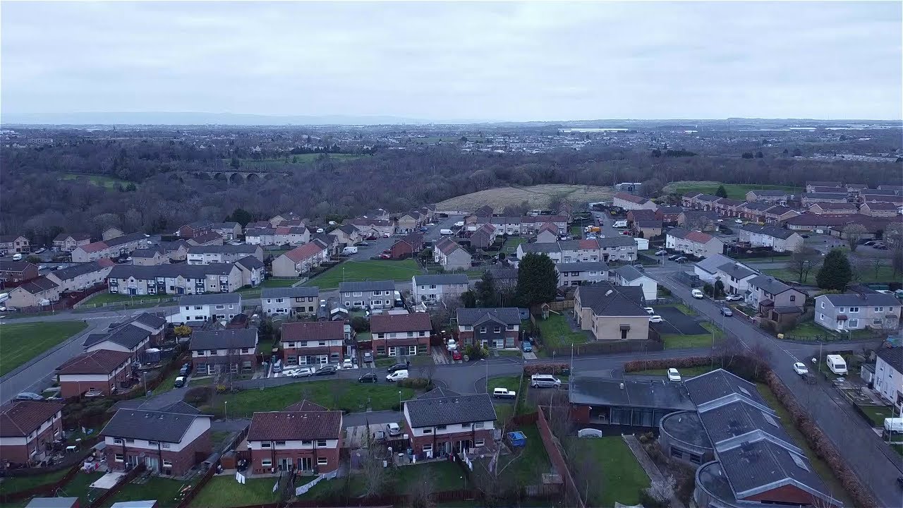 motherwell scotland by drone
