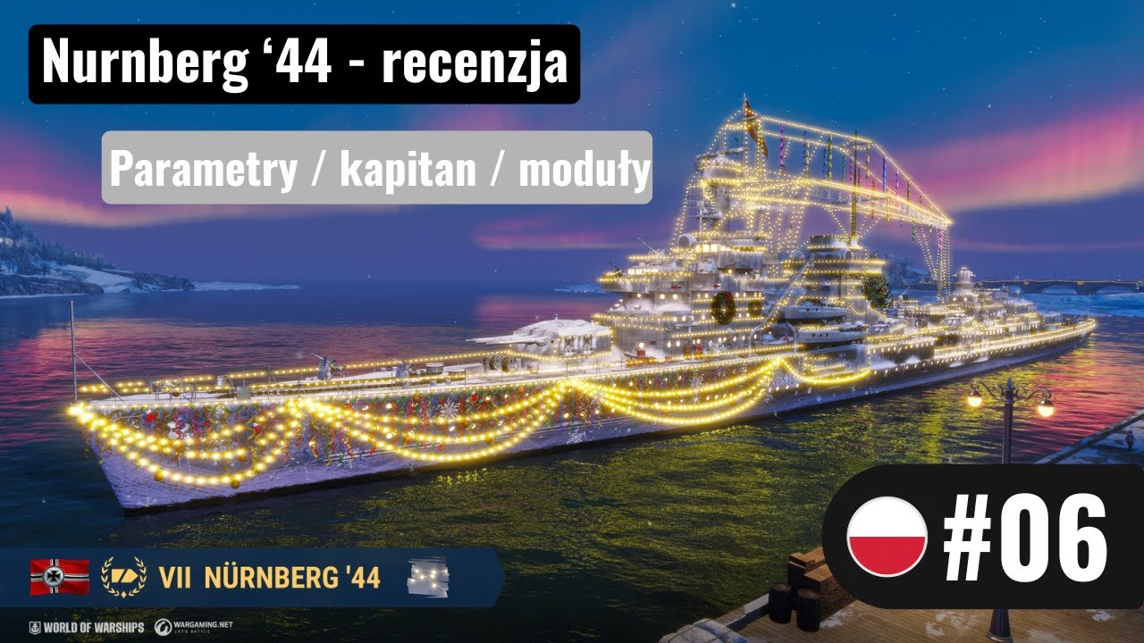Recenzja Nürnberga ’44 – Niemiecki krążownik VII tieru | World of Warships