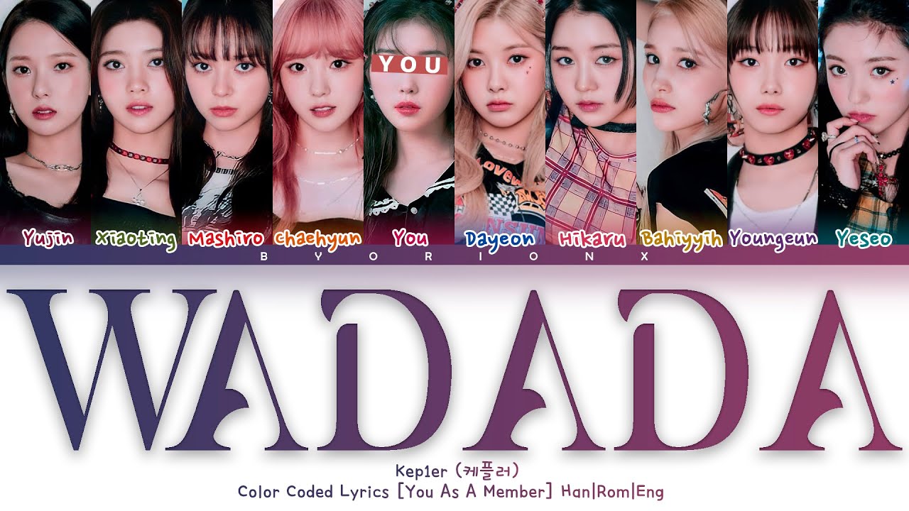 Kep1er (케플러) 'WA DA DA' - You as a member [Karaoke] || 10 Members Ver.