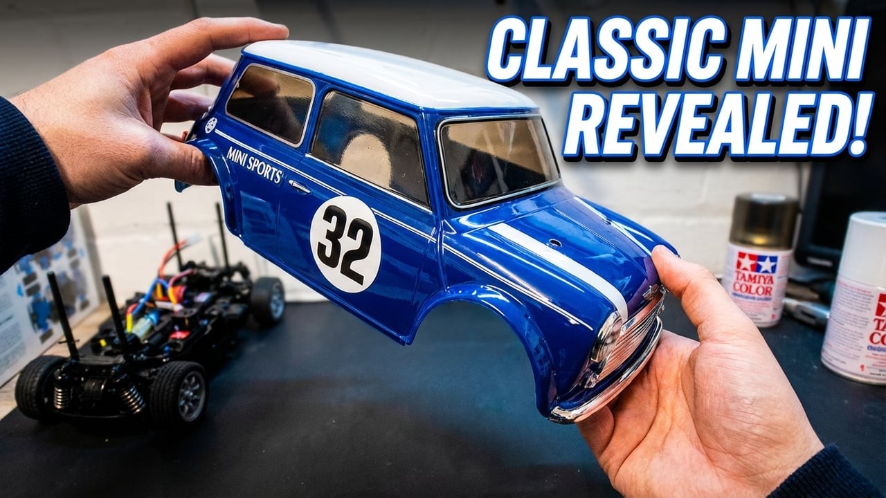 Tamiya Mini Cooper MB-01 Box Art Paint Job – Classic Blue Beauty!