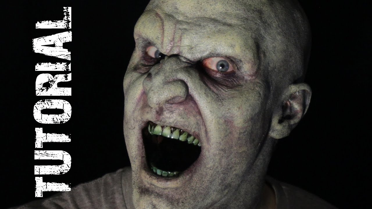 Foam Latex Self Application Tutorial Creature Makeup #2 HD