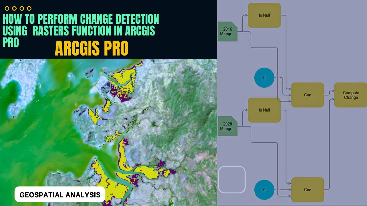 Performing Change Detection Using Raster Functions in ArcGIS Pro