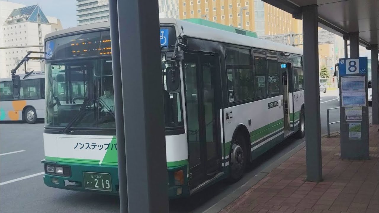 道北バス上川営業所所属旭川200か・219　　　　　　　　　81系統層雲峡行き