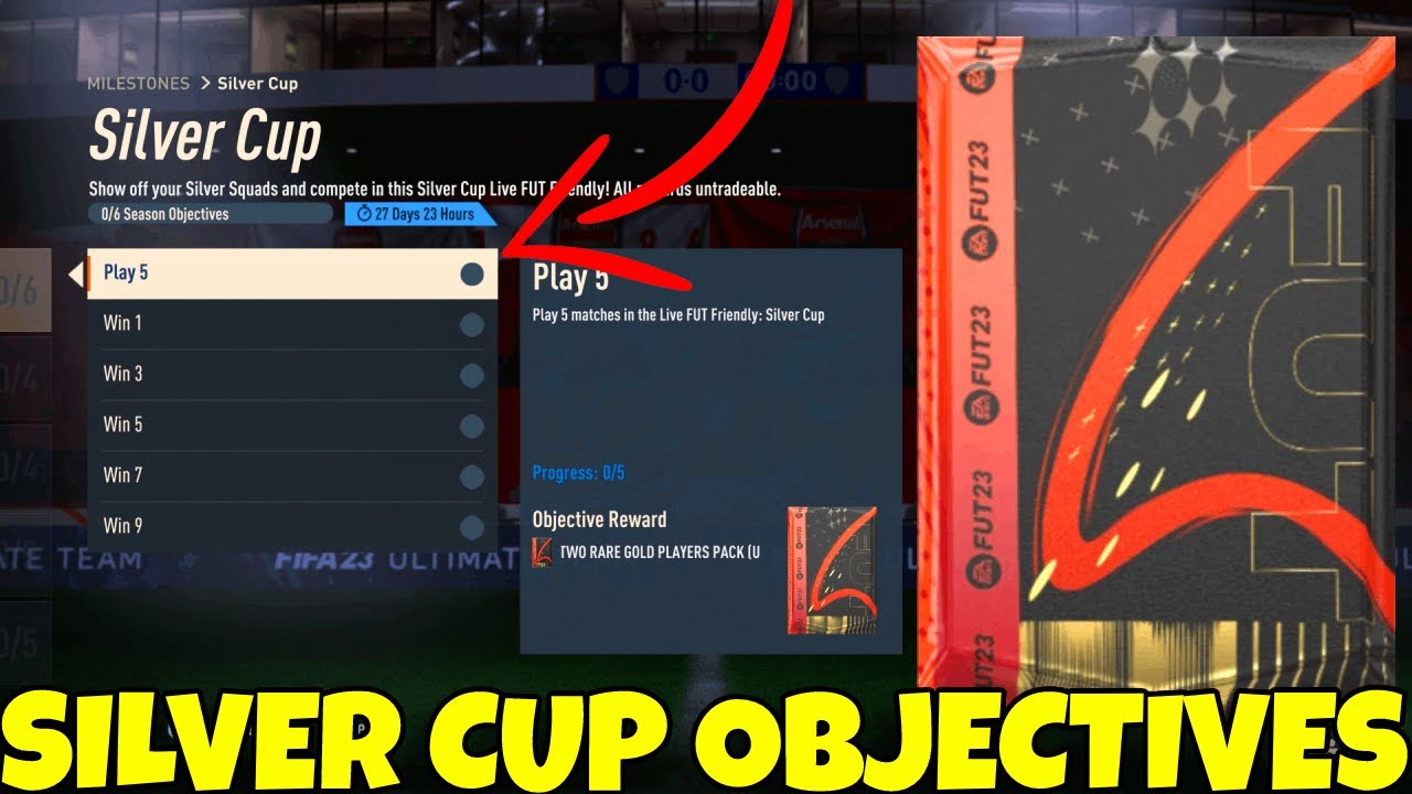 HOW TO COMPLETE SILVER CUP OBJECTIVES FAST! - FIFA 23 Ultimate Team