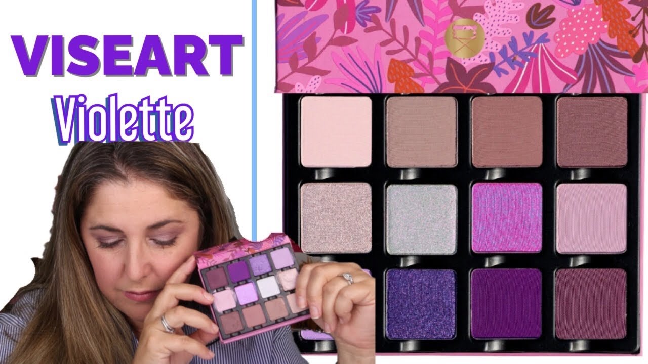 VISEART Etendu Violette Palette! Swatches, Demo, Thoughts! Yay for Purple!