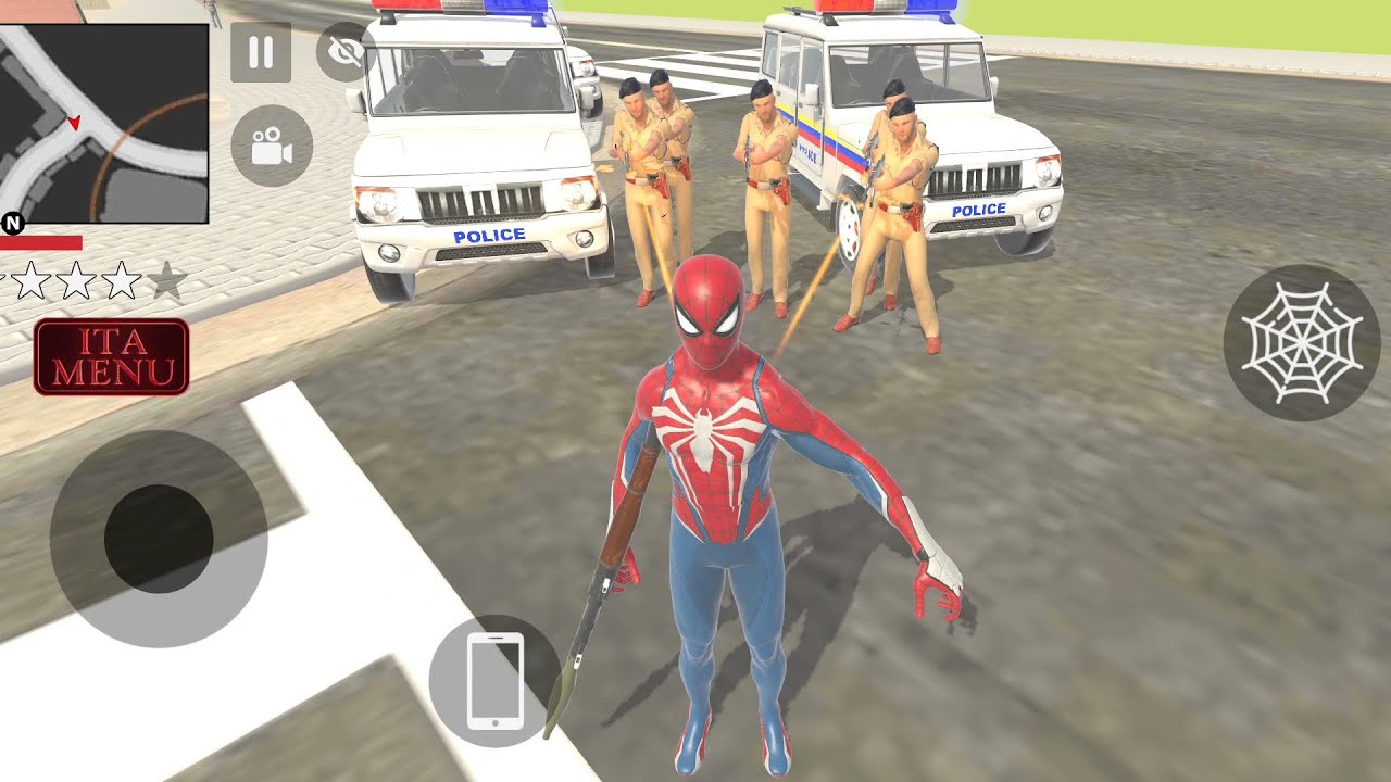 Spider man 🕷️ vs police 🚨 part dx 9 