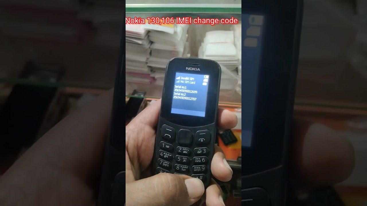 Nokia 130,N106 IMEI change code