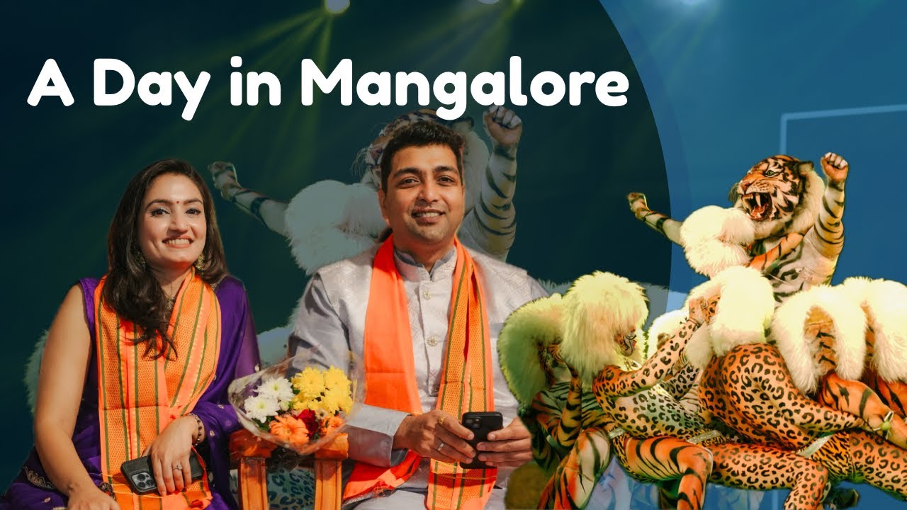 A Day in Mangalore | Mangalore Daires | Couple Event | Huli Dance | Temple run 