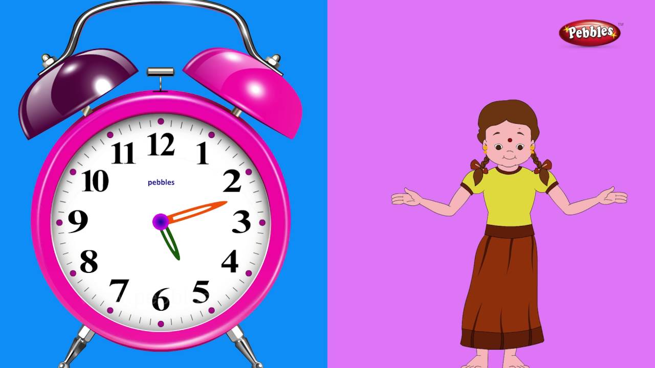 Ghadyalat Vajle Ek | घड्याळ मराठी कविता | Marathi Rhymes For Kids | Nursery Rhymes with Lyrics