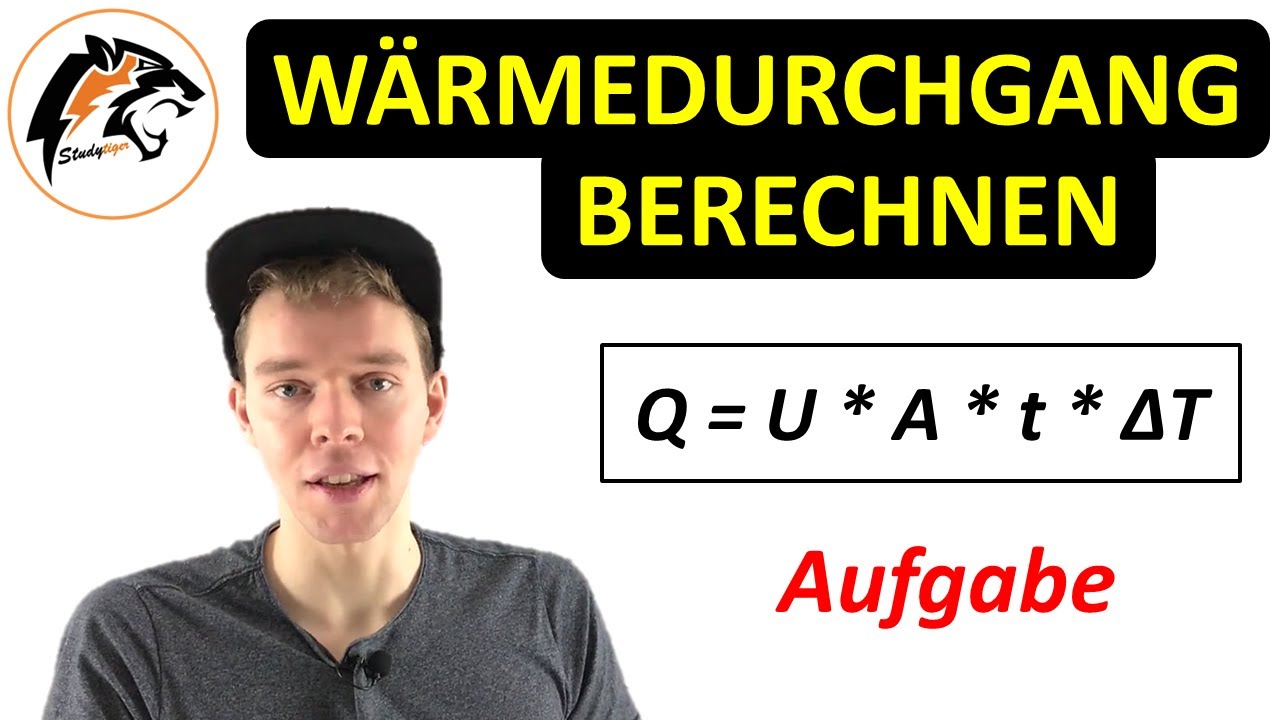 Wärmedurchgang – (Wärmestrom & U-Wert) | Aufgaben 3