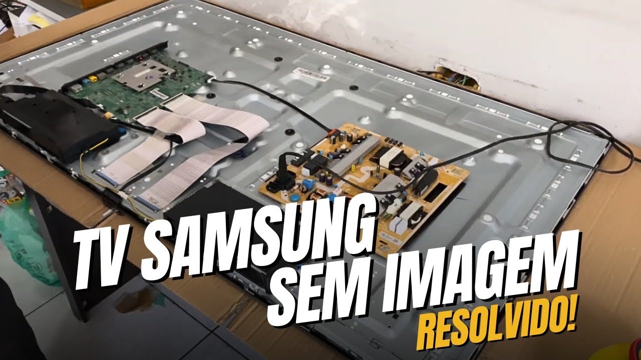 TV SAMSUNG NÃO APARECE IMAGEM - RESOLVIDO! NU7400G