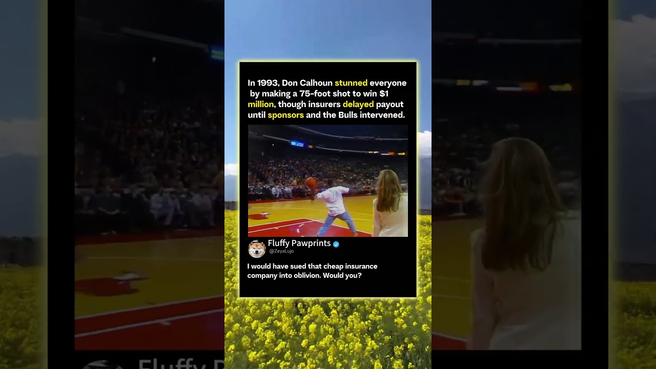 When A 75-Foot Shot Sparks A Million-Dollar War! 🏀 #Basketball #Bulls #History