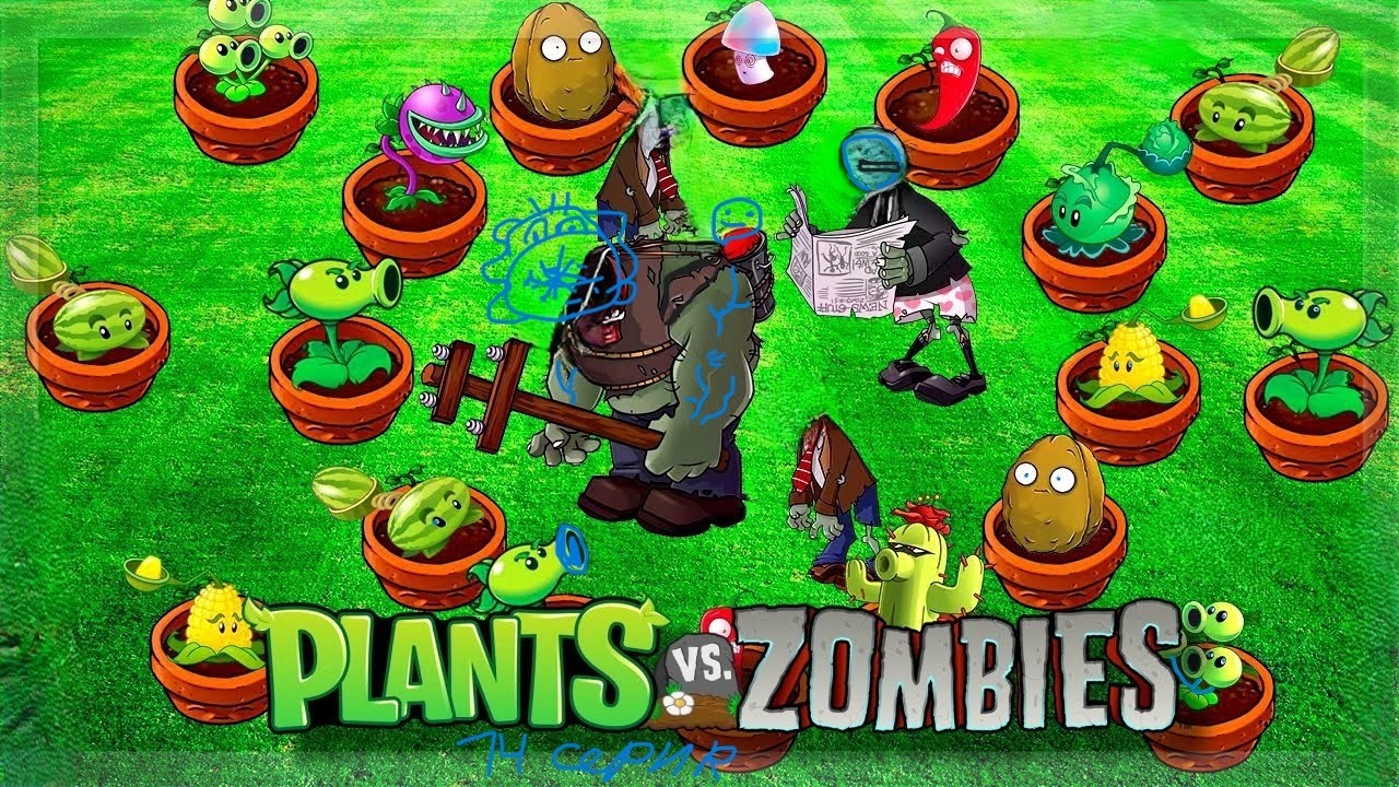 Поиграл в пазлы и мини игры Поиграл в Plants vs Zombies 14 серия