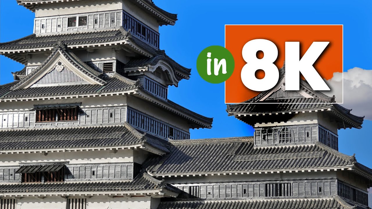 Matsumoto Castle 8K Walking View | 425 Year Old Building