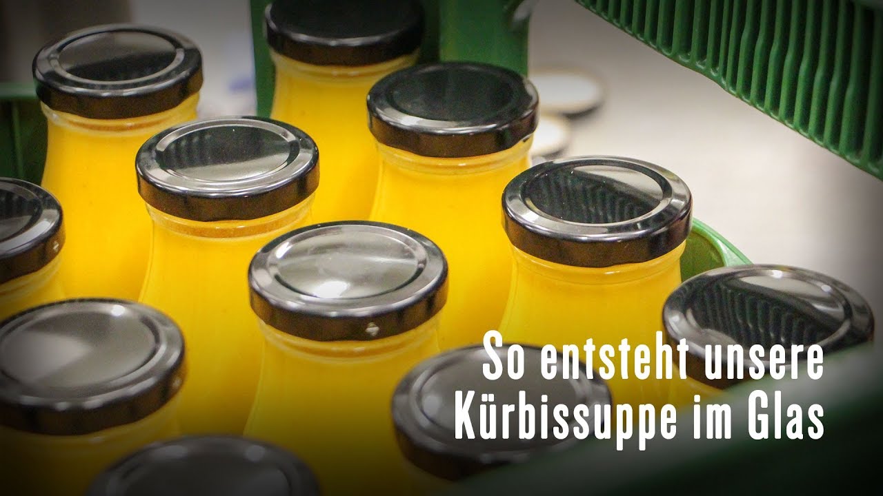 So entsteht unsere Kürbissuppe im Glas