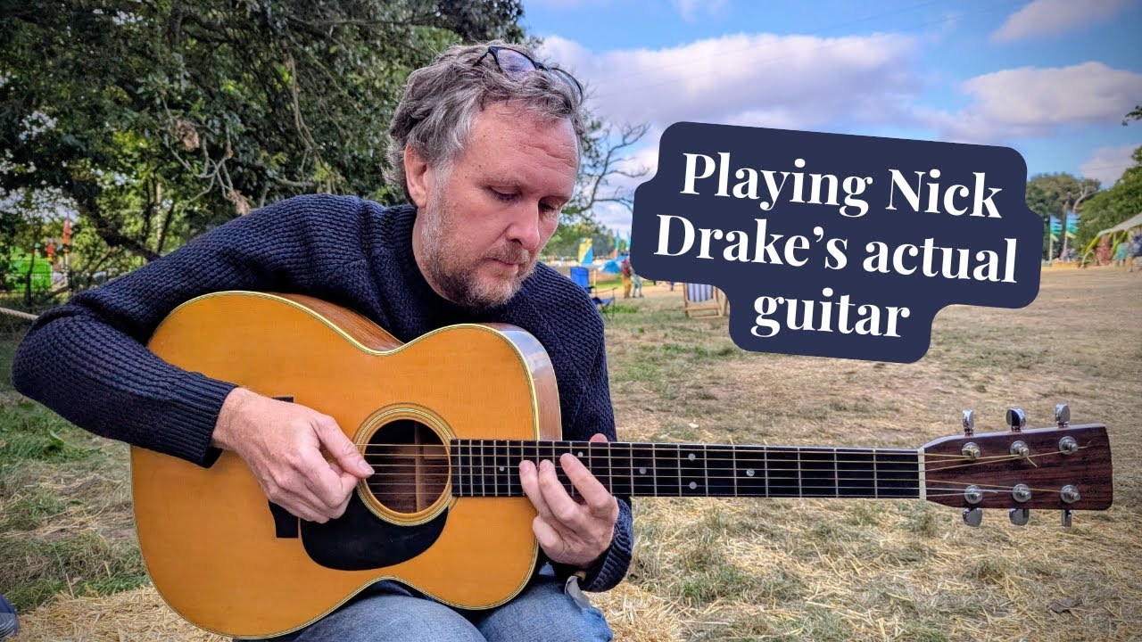 Nick Drake’s Actual Guitar – My First Time Playing “Black Eyed Dog” | FolkEast 2025