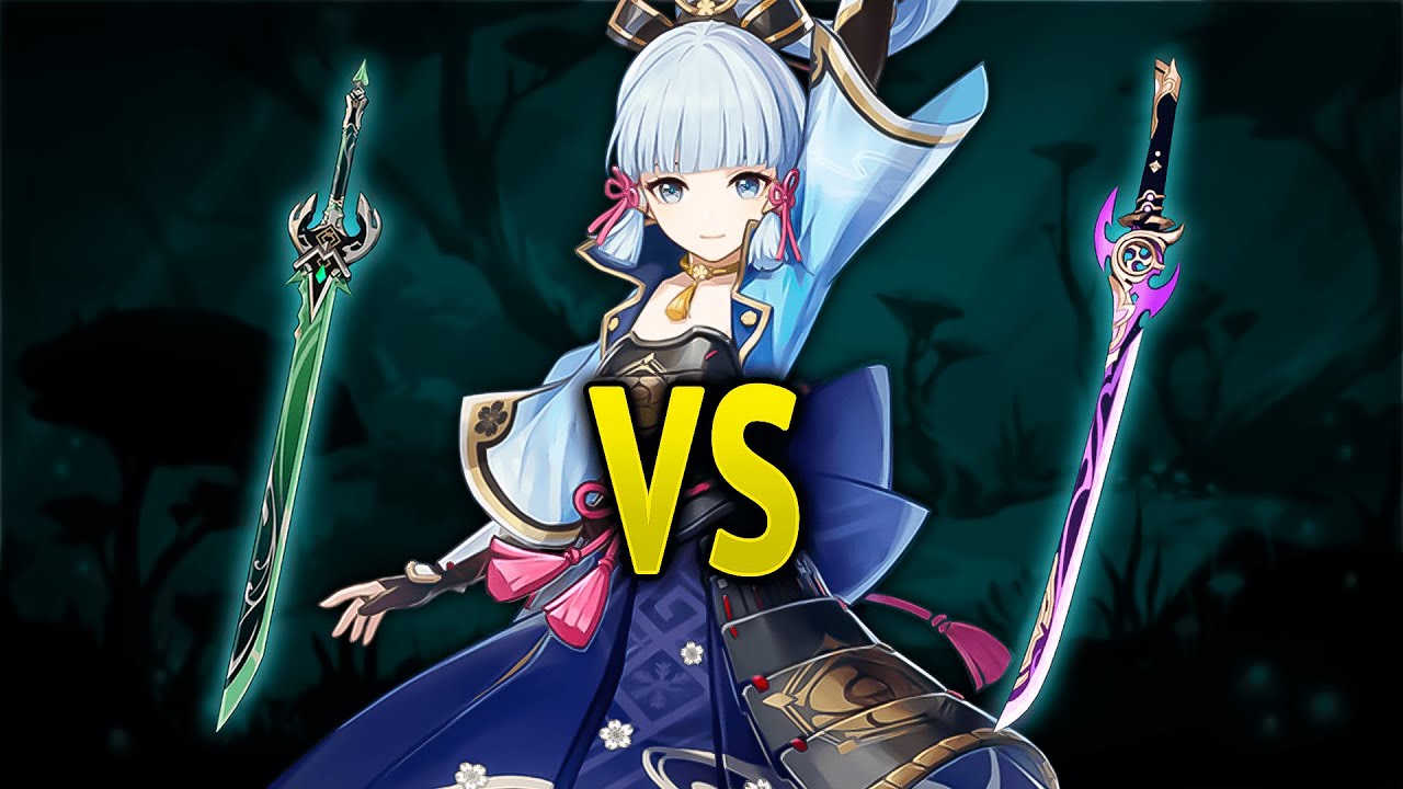 C0 AYAKA: Primodial Jade Cutter (R1) vs Mistsplitter (R1) | DAMAGE COMPARISON Genshin Impact 2.5