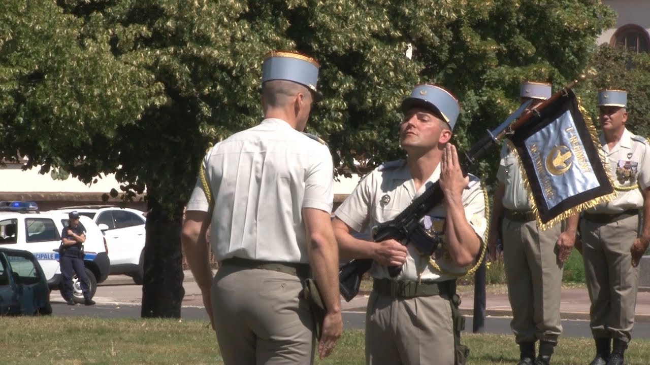 Régiment de tirailleurs d'Epinal, passation de commandement