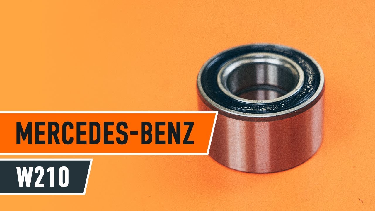 How to change front wheel bearing MERCEDES-BENZ E W210 TUTORIAL | AUTODOC