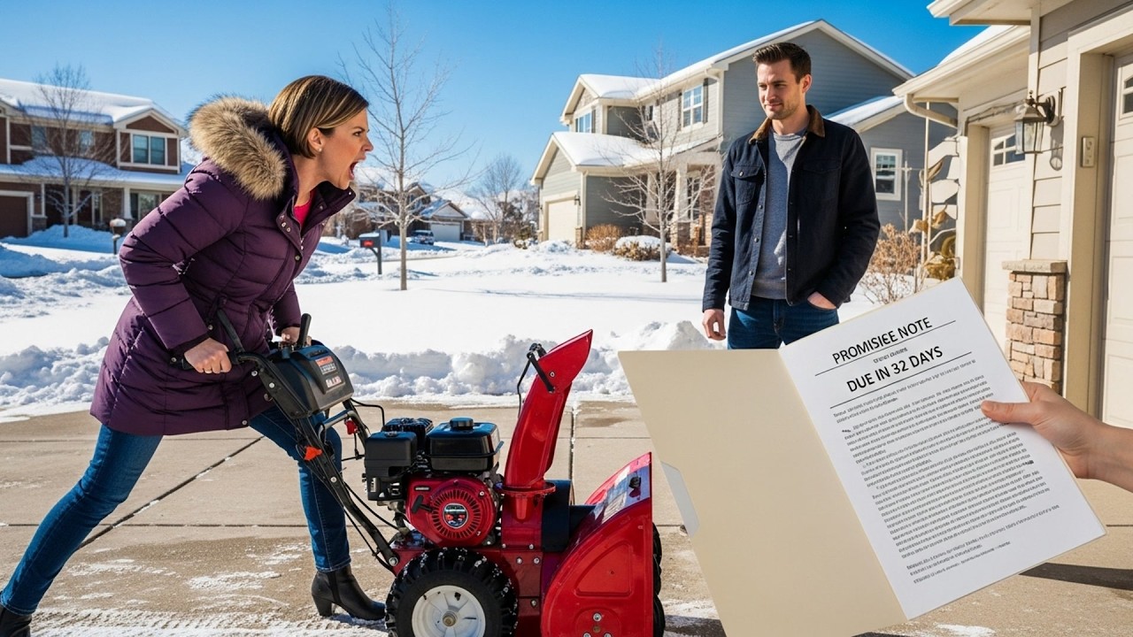 HOA Karen Demanded My Snow Blower Free, Learned I'm Foreclosing On Her House Next Month