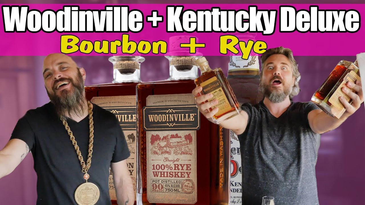 Kentucky Deluxe Blended Whiskey + Woodinville Straight Rye and Straight Bourbon