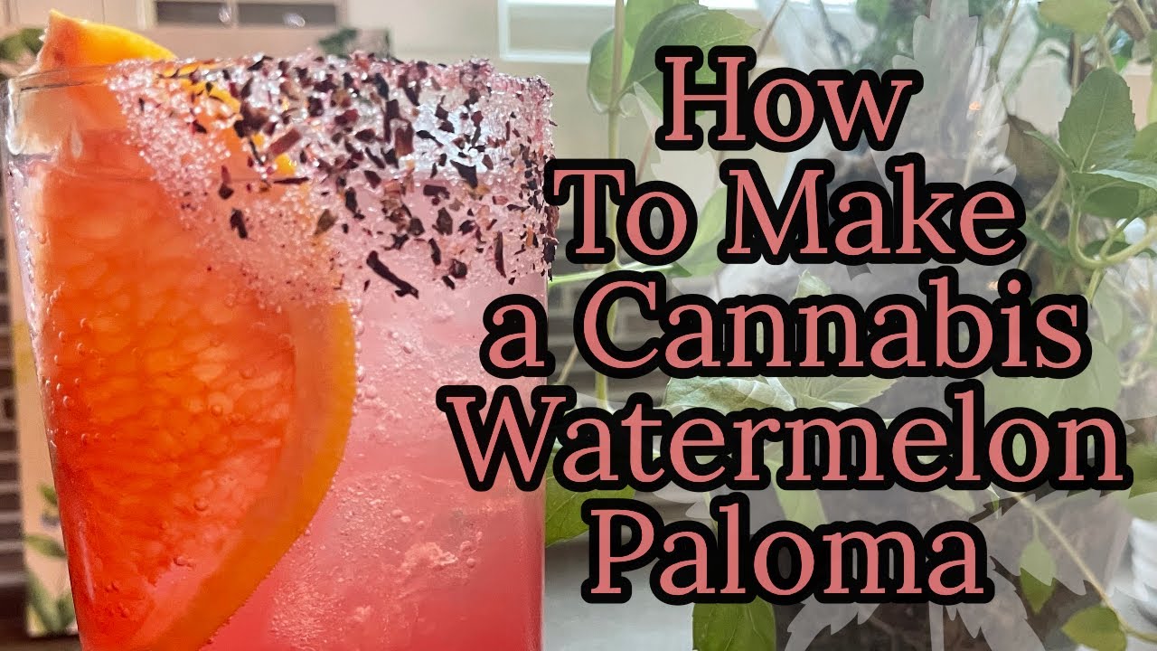 How To Make a Cannabis Infused Watermelon Hibiscus Paloma