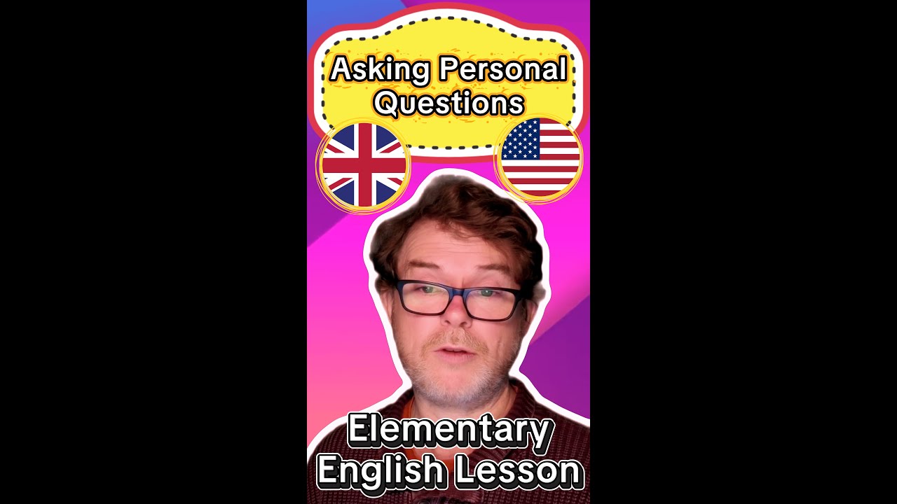 Asking personal questions: English lesson for elementary students #esol  #learnenglish #elementary