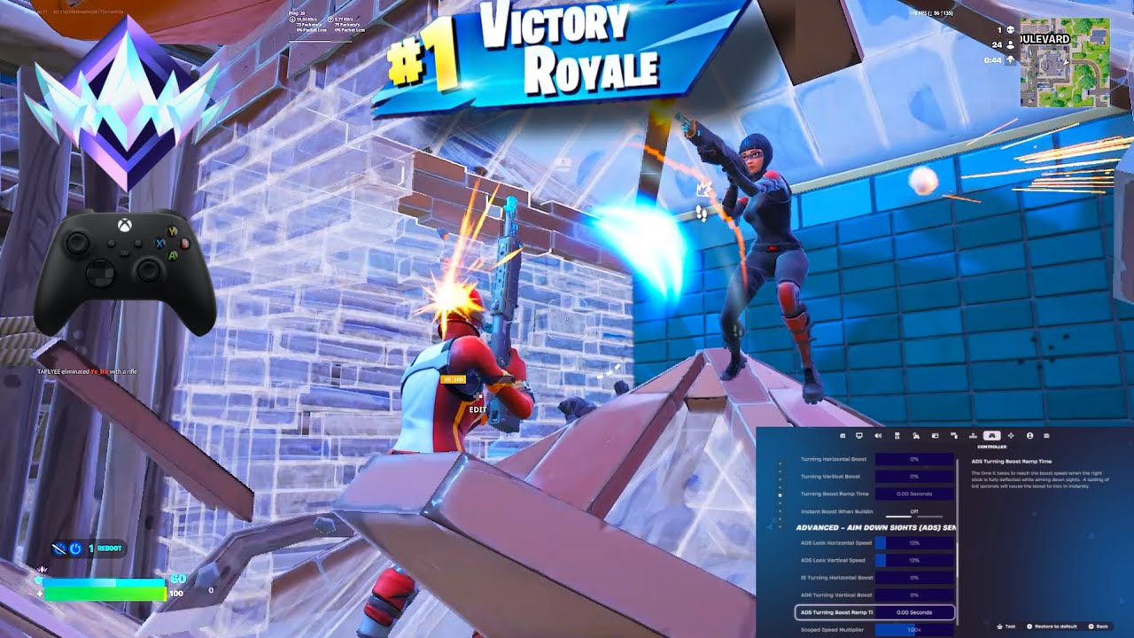 *NEW* BEST Controller Settings For Fortnite Chapter 7 (PS5/XBOX/PS4/PC)