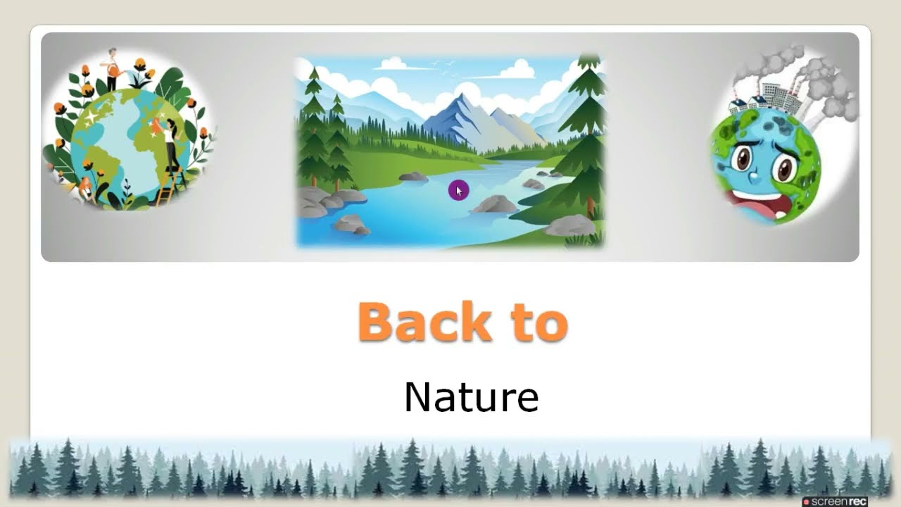 Back to nature شرح عام لوحدة + مصطلحات  اولى ثانوي جميع الشعب 04  الوحدة