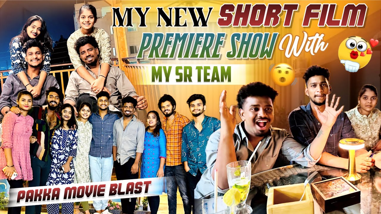 My New ShortFilm ‘D’ Premiere Show With My SR Team | Super Hit Pakka | Sai Sana | Rishi |Gully Poris