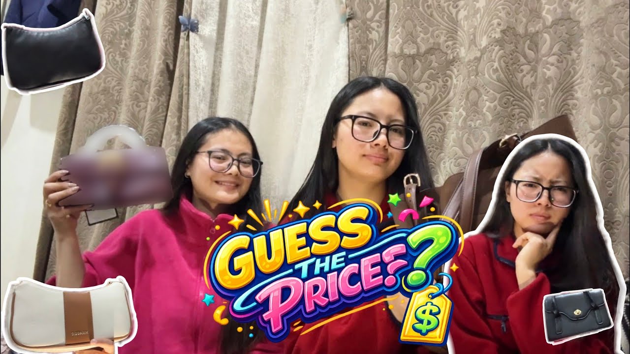 Cheap OR Expensive? Guessing My Sister's Bag Prices 💰👜| Her Collection Shocked Me😱 | Disket Angmo 