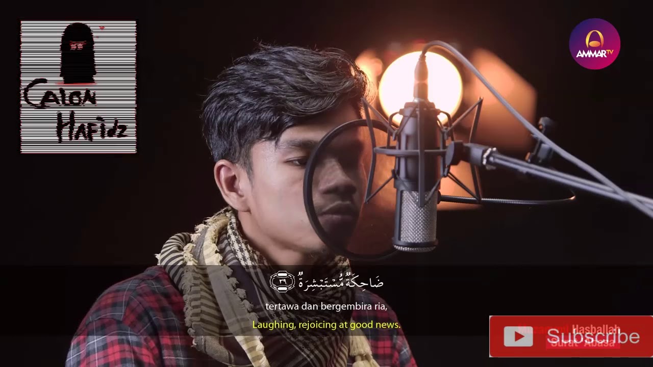 MERDU !! AUTO HAFAL 1JAM SURAH 'ABASA AYAT 22-42 (REPEAT) BY MUZAMMIL HASBALLAH
