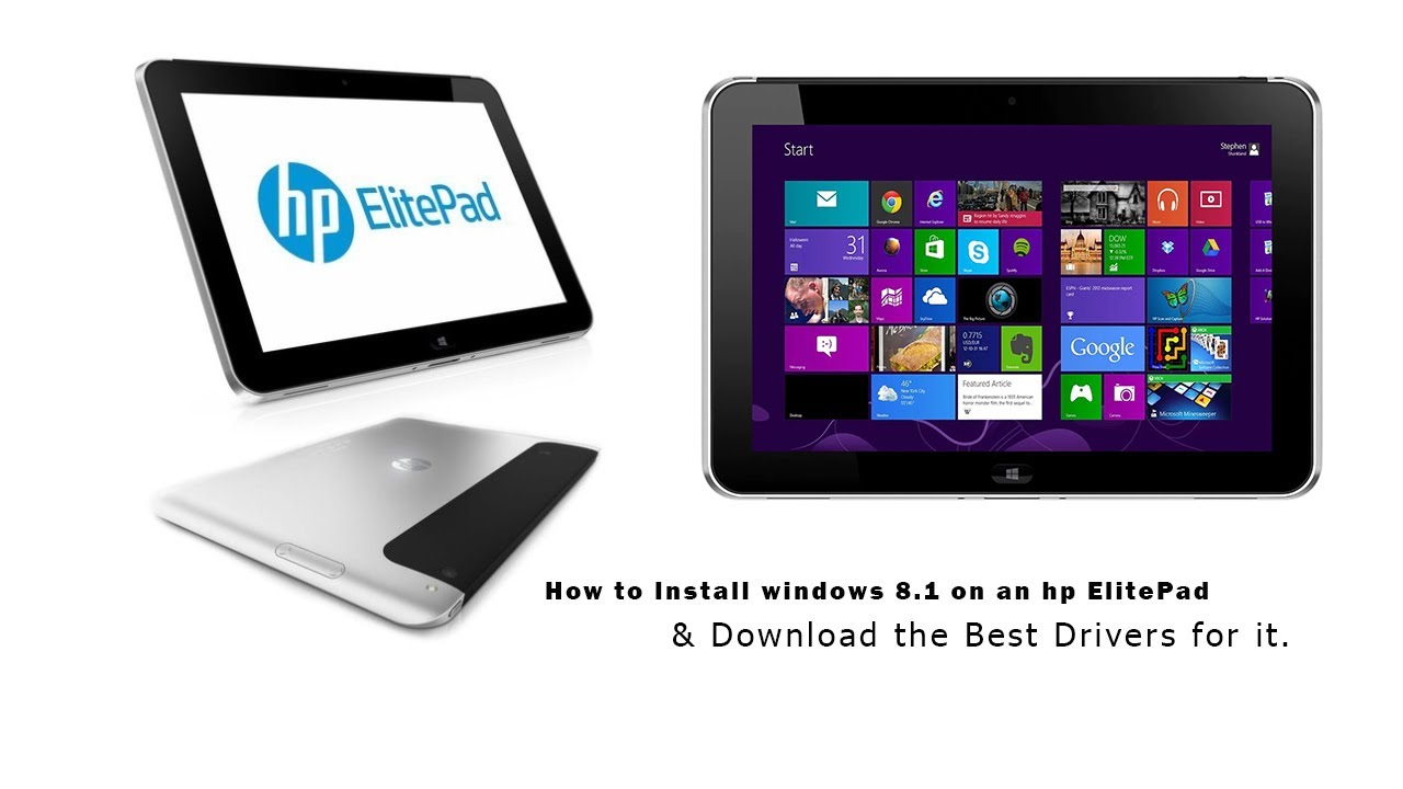 Как установить Windows на HP Elitepad 900