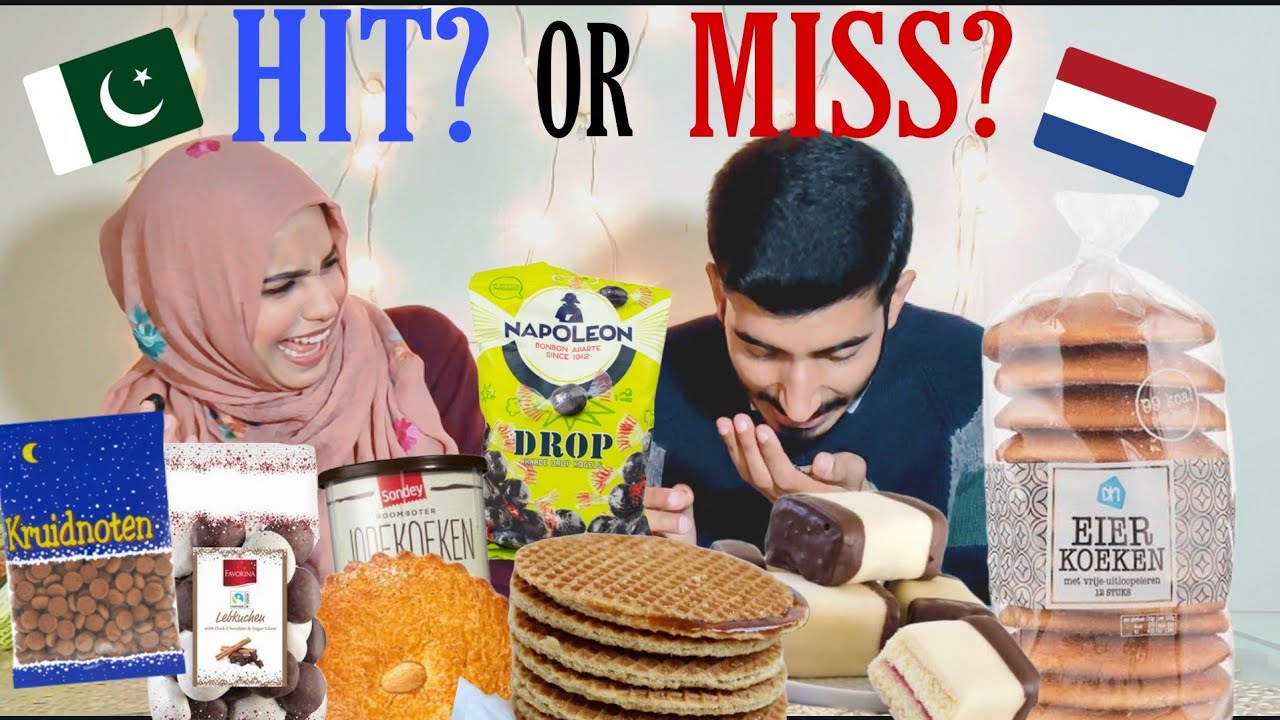 PAKISTANIS TRY DUTCH SNACKS|| Staple desserts of NETHERLANDS|| With my BROTHER *FUNNY REACTION*