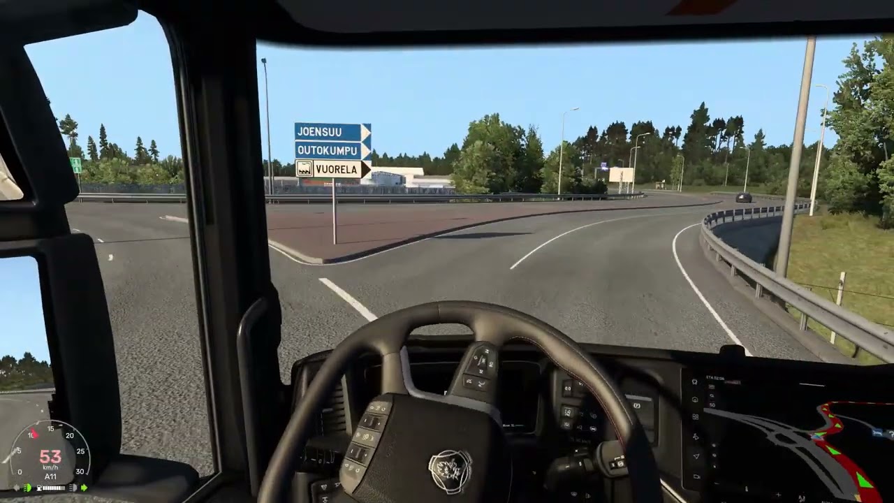Euro Truck Simulator 2 Nordic Horizon DLC Kuopio - Joensuu Part 22