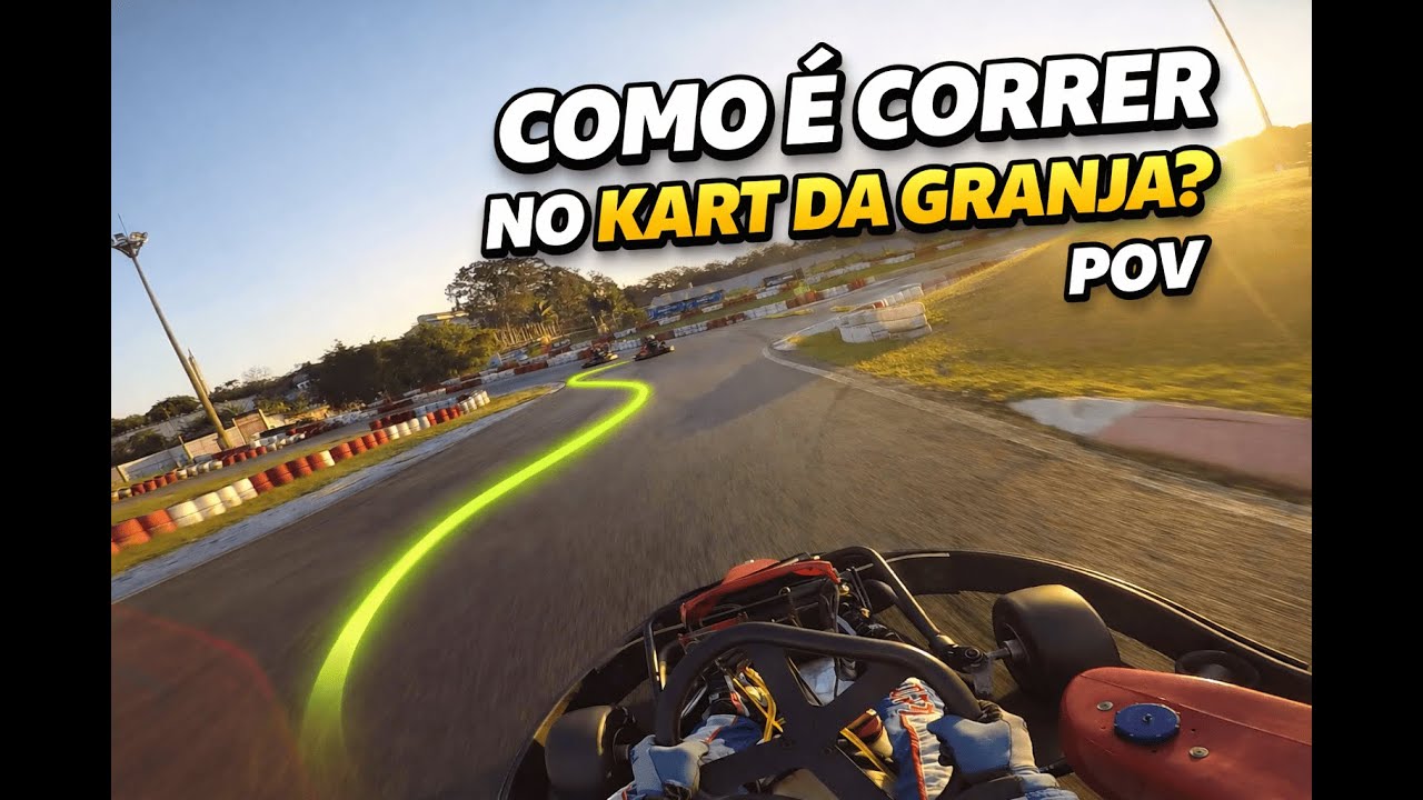 Sinta como é correr no Kart da Granja em P1 | POV