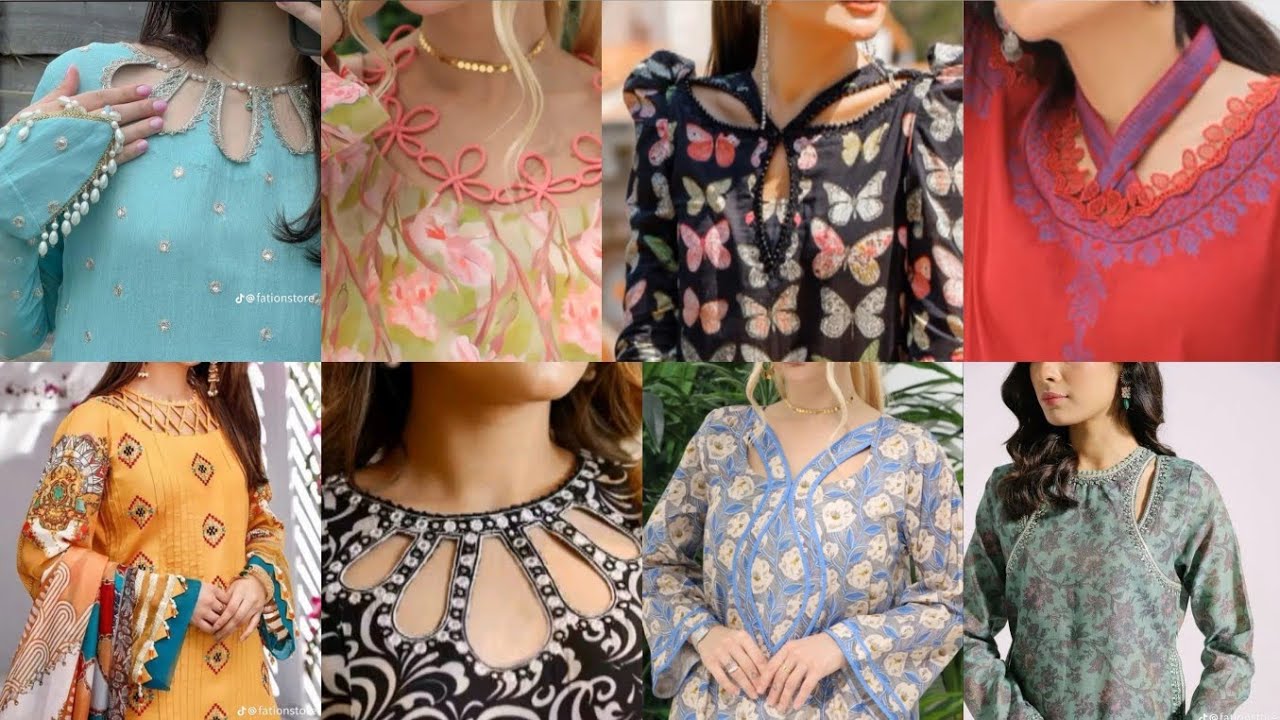 New Round Neck Designs 2025 //Trending Keyhole Neck Designs// Galay ky Designs/ Mohri Neck