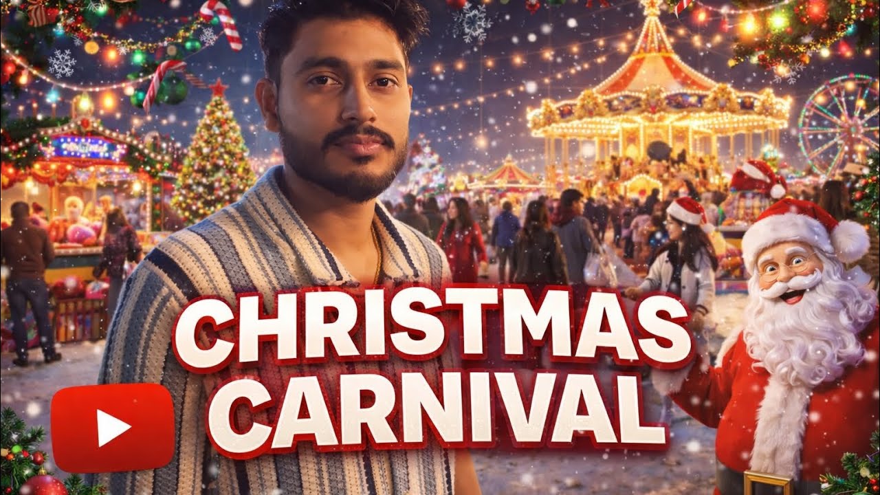 Christmas Carnival vibes 🎄🎡Food, lights, music & pure festive joy!