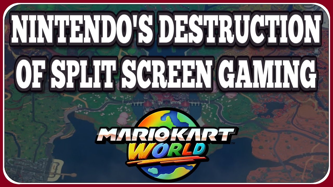Mario Kart World SPLIT SCREEN is BAD