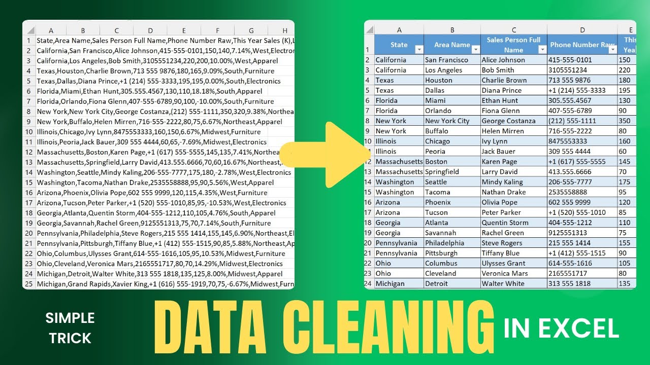 Data Cleaning Using Flash Fill and Text to Column | Simple Trick #excel #exceltips #getdigital