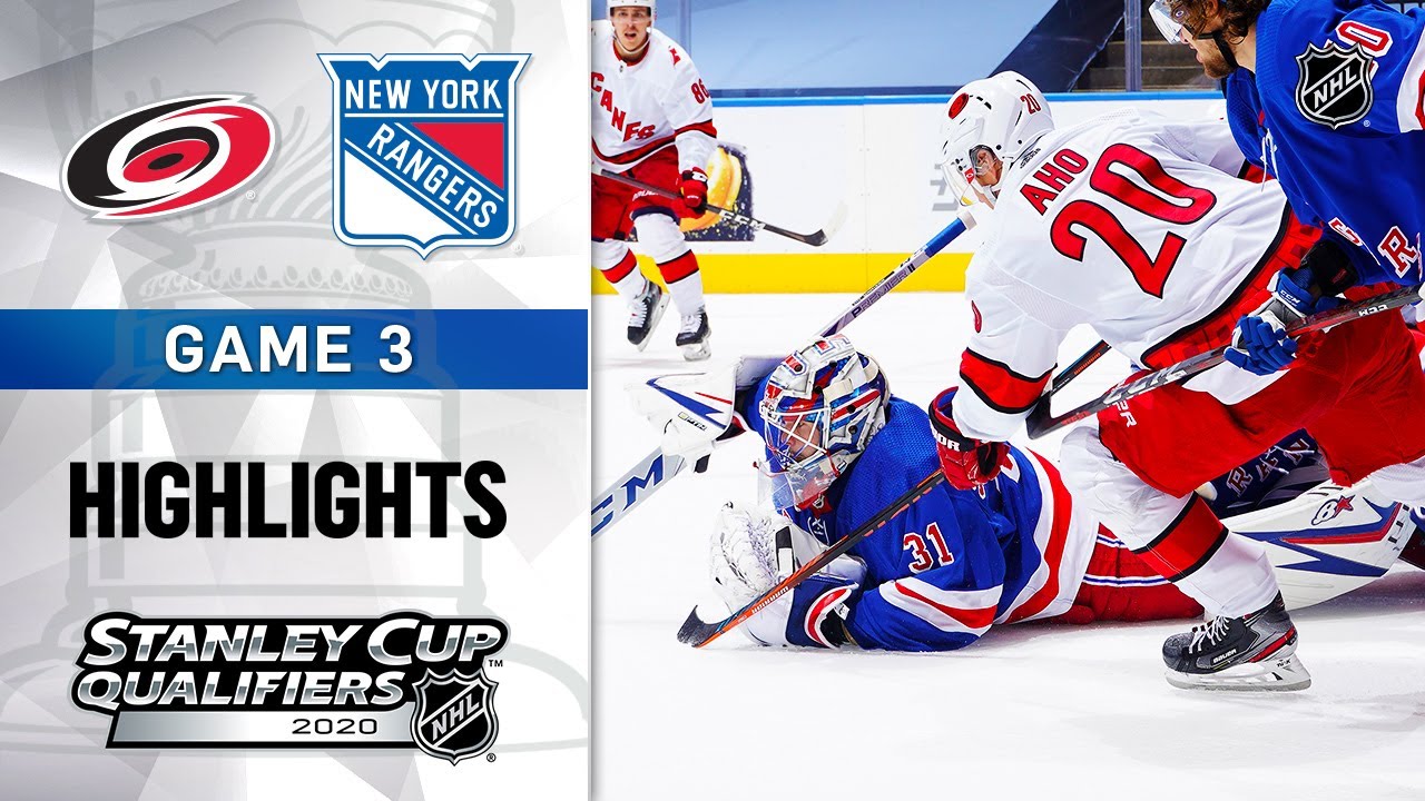 NHL Highlights | Hurricanes @ Rangers, GM3 - Aug. 4, 2020