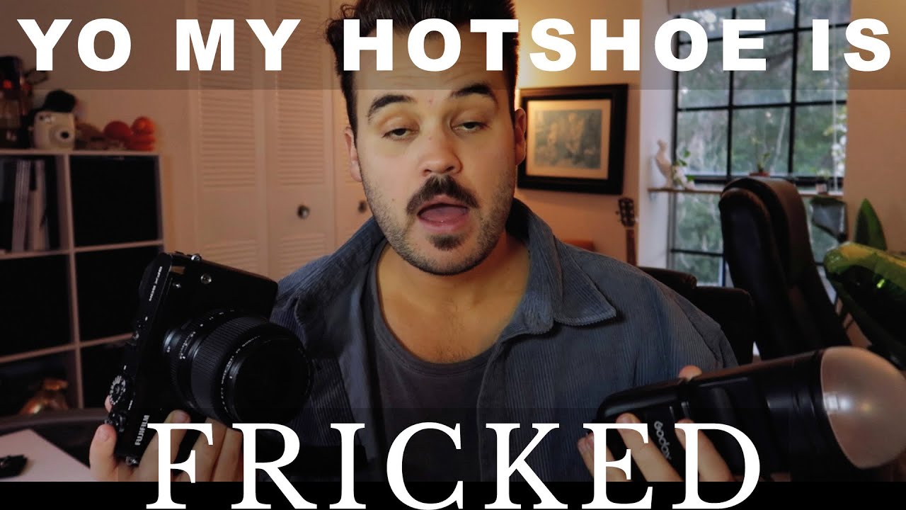 Broken Camera Hot Shoe WORKAROUND | Fuji GFX 50r