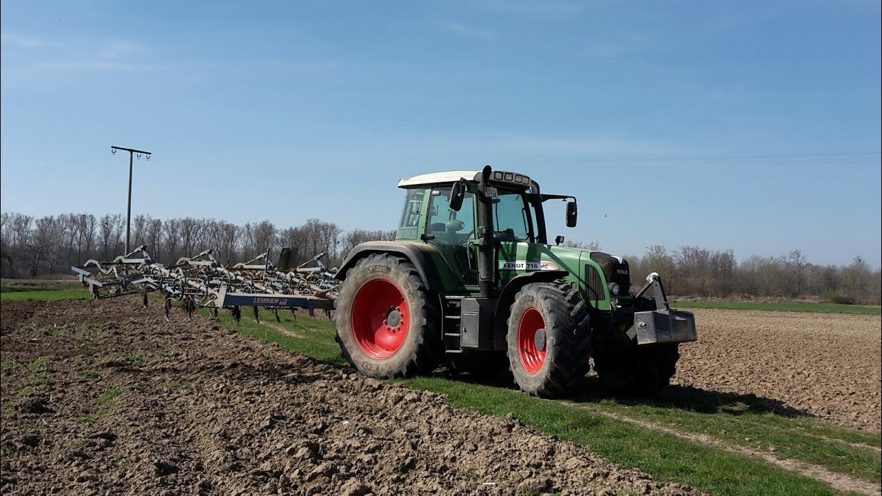 Maisland vorbereiten 2019 | FENDT 718 VARIO & LEMKEN